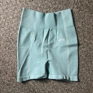 AYBL Ribbed High-Waisted Shorts SIZE S